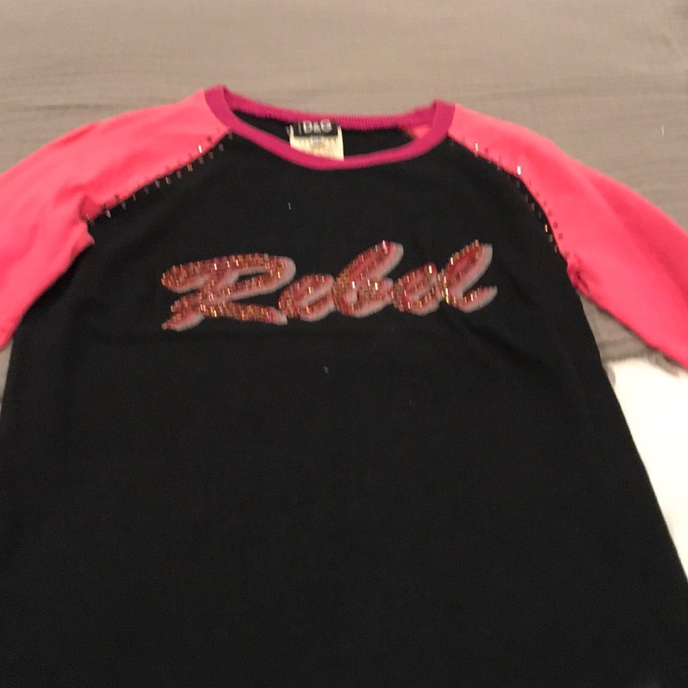 D&G long sleeve embroidered shirt